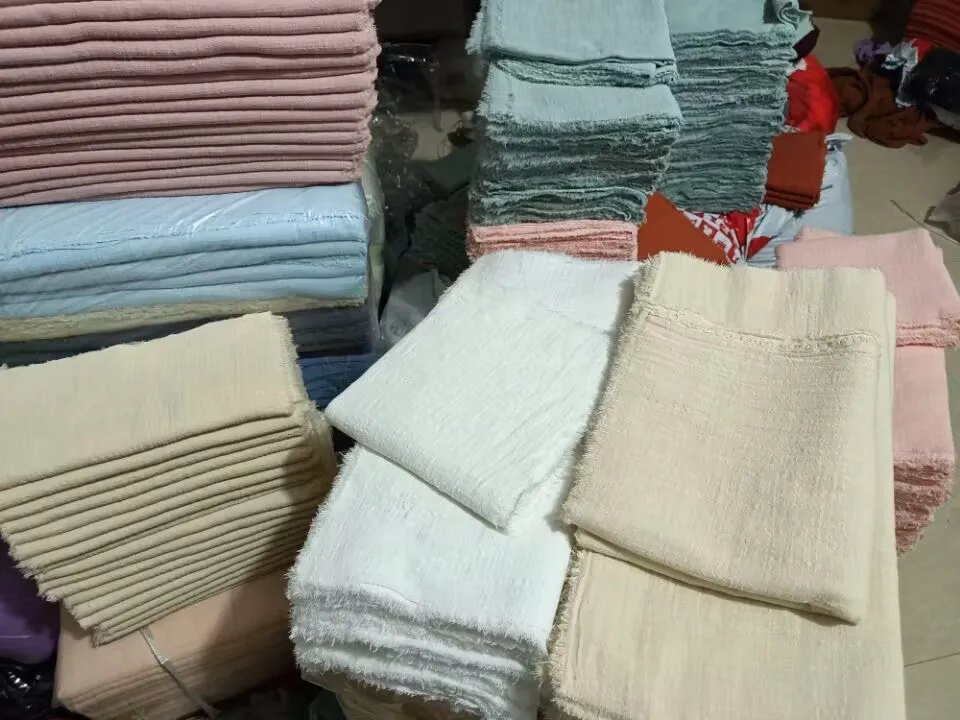 Serviette-de-Table-R-utilisable-en-Gaze-de-Coton-Vert-Sauge-D-coration