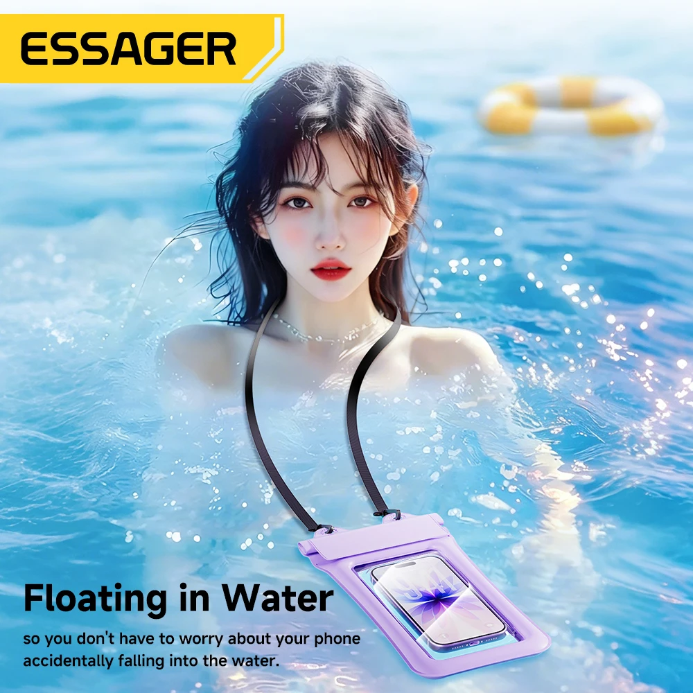 Essager Floating Waterproof Phone Case with Strap
