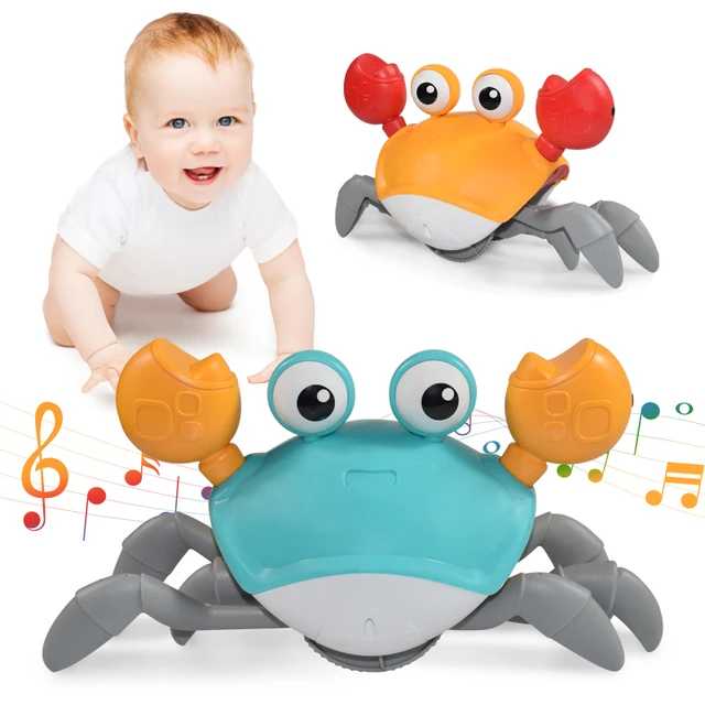 Infant Crawling Toys Induction Escape Crab Octopus Baby Light Up Toy Electronic Educational Toddler Moving Toy Kid Birthday Gift 1