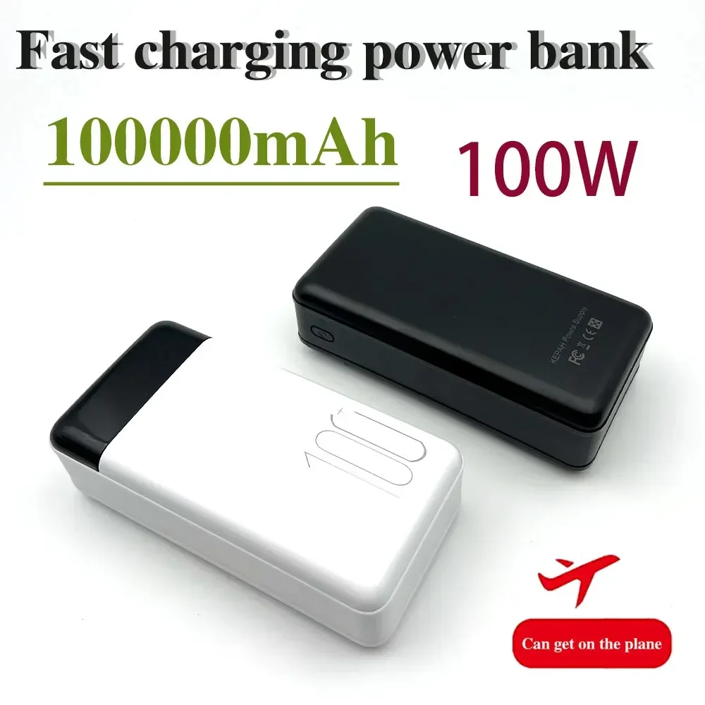 

Promotion 100000mah Power Bank Large-capacity Mobile Power Universal 5v2.1a Fast Charging+free Shipping
