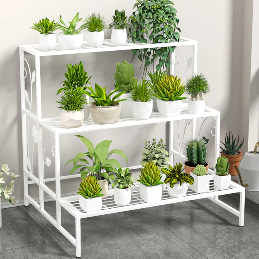 Plant Stand And Flower Stand Multi-layer Pot Rack Flowerpot Organizer Succulent Holder Iron Plant Shelves For Flowers plant stand