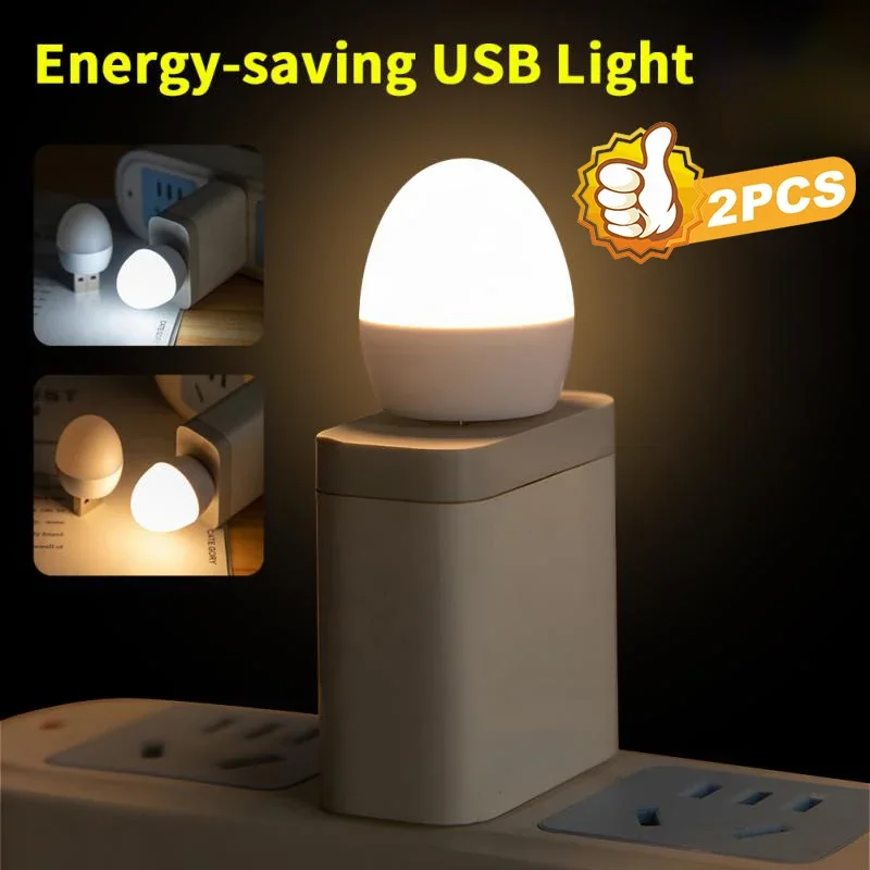

USB-лампа для чтения, компактная, энергосберегающая, 2 шт.
