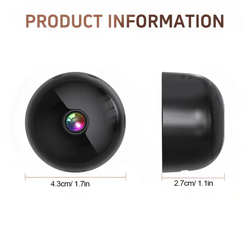 S2 Mini Camera 2.4G WiFi Wireless Security Protection Remote Monitor Camcorders Night Vision Video Smart Home HD Camera - Image 6
