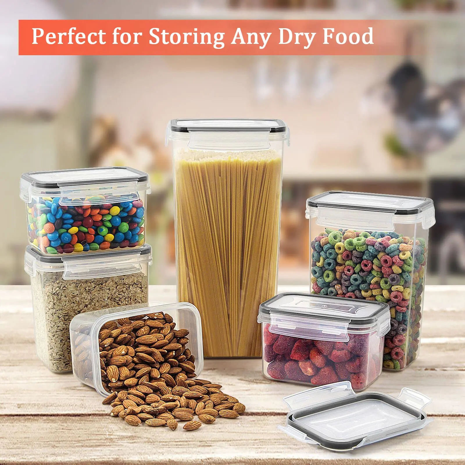 Juego 3 Recipientes Acero Inoxidable Herméticos | 2200ml, 3800ml, 6000ml | Con Temporizador Tapa | Para Comida, Viajes