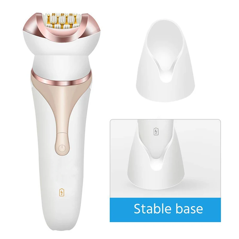 Epilatore elettrico 5 in 1 senza fili per donna, ideale per la rimozione dei peli del viso e la depilazione._voghion.com