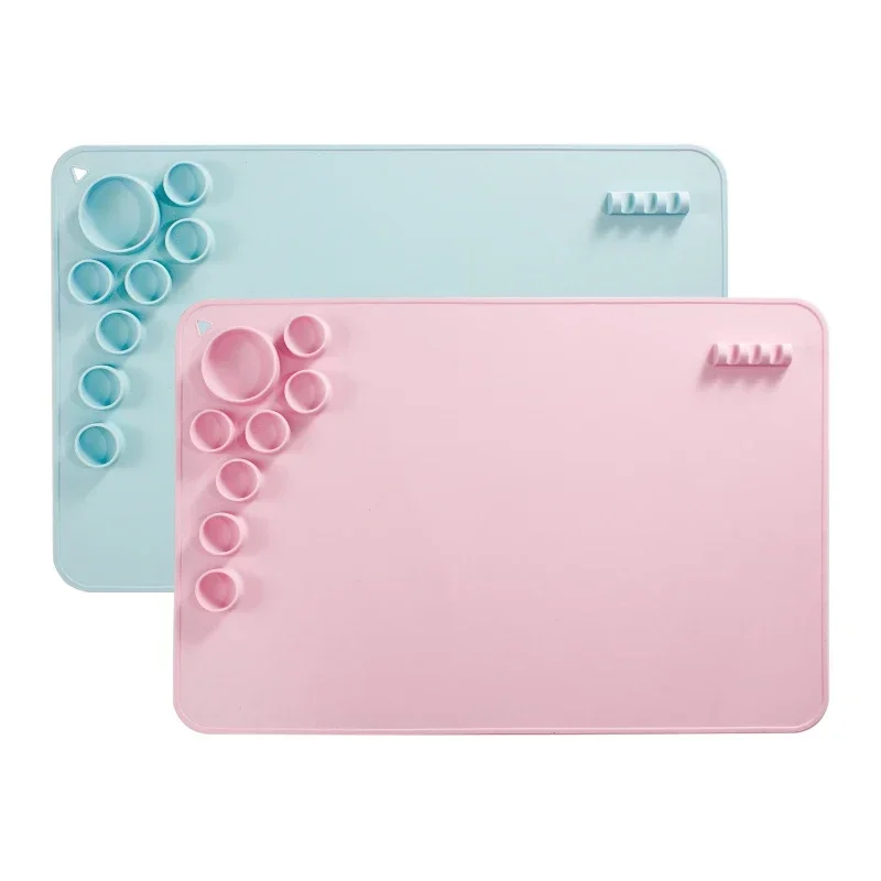 Silicone Painting Mat Pigment Palette Non-Stick Craft Mat For Painting Ink Blending Watercoloring Stamping Crafting Tool 5