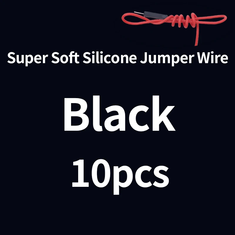 Super Soft Silicone Jumper Wire Set - Solderless Flexible Connectors