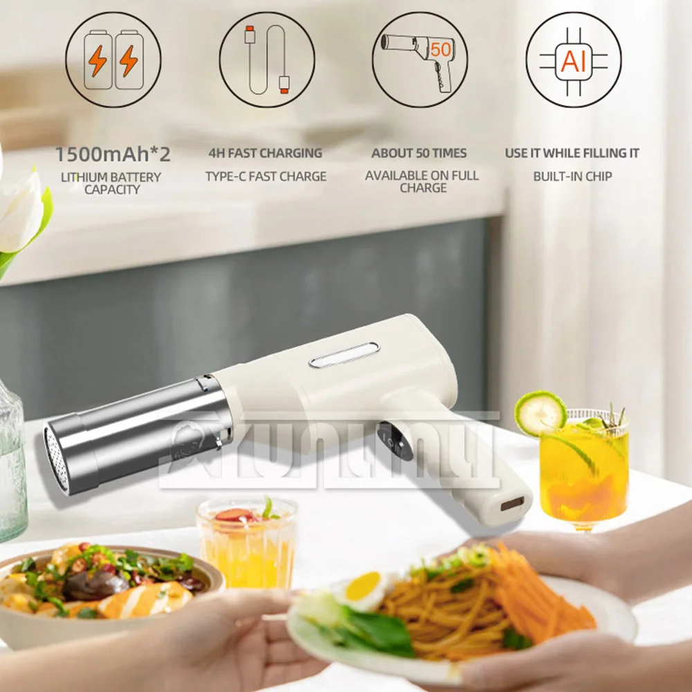 Automatic Wireless Noodle Maker Machine Handheld Electric Spaghetti Machine Pasta Roller Manual Noodles Pressing
