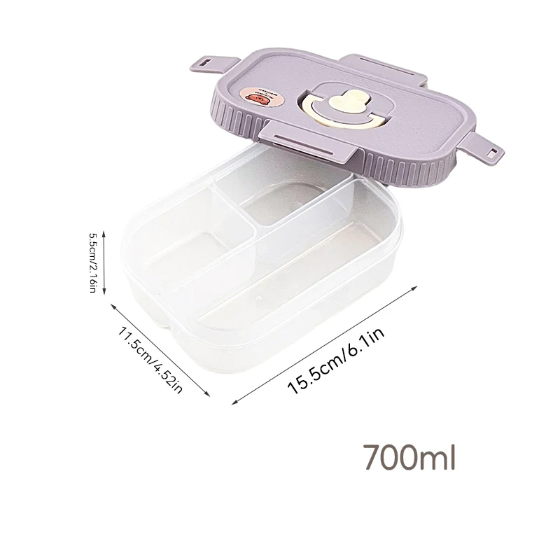 Purple 3 Grids 700ml