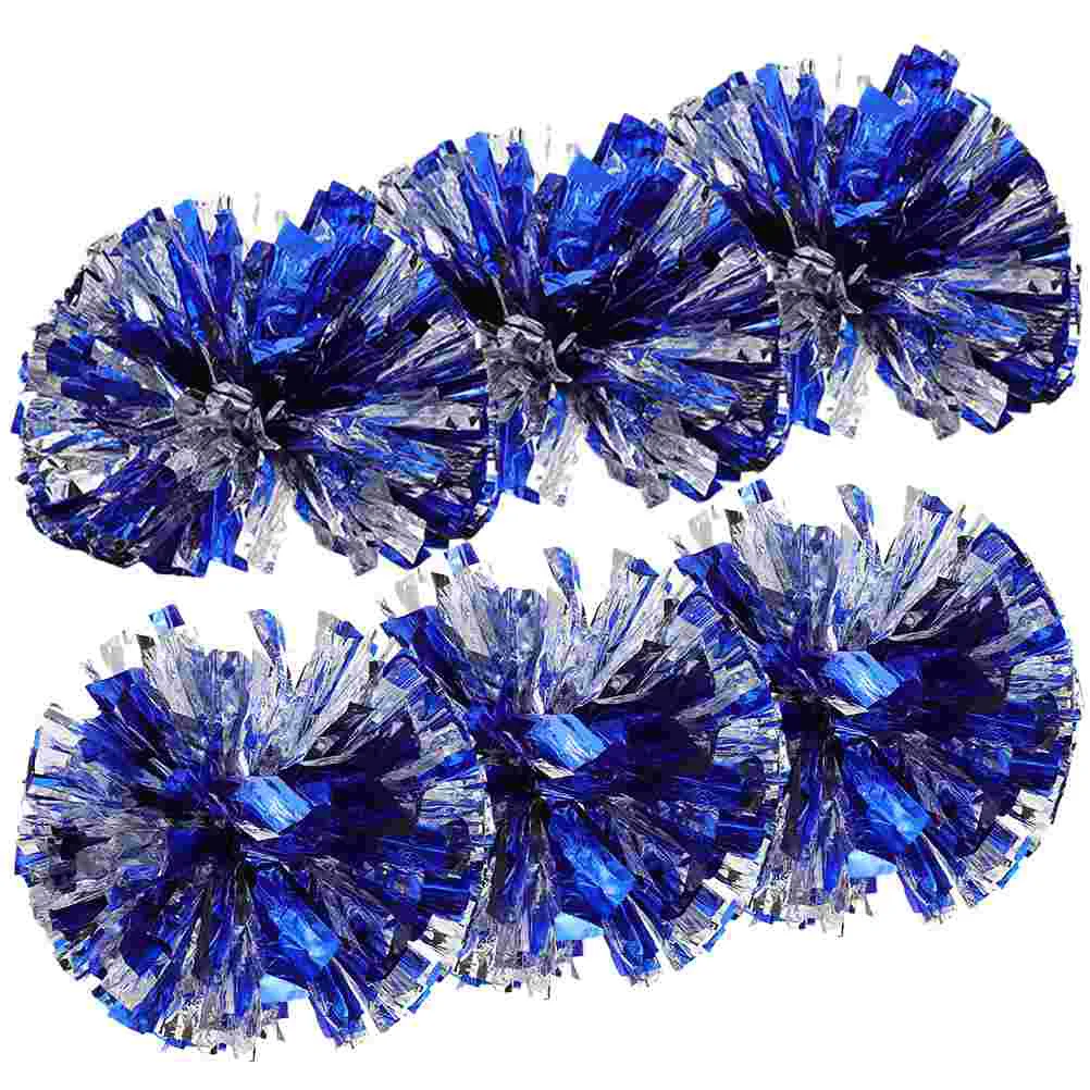 

6Pcs Cheerleader Pompoms Kit Cheerleading Pom Poms Cheering Hand Flowers
