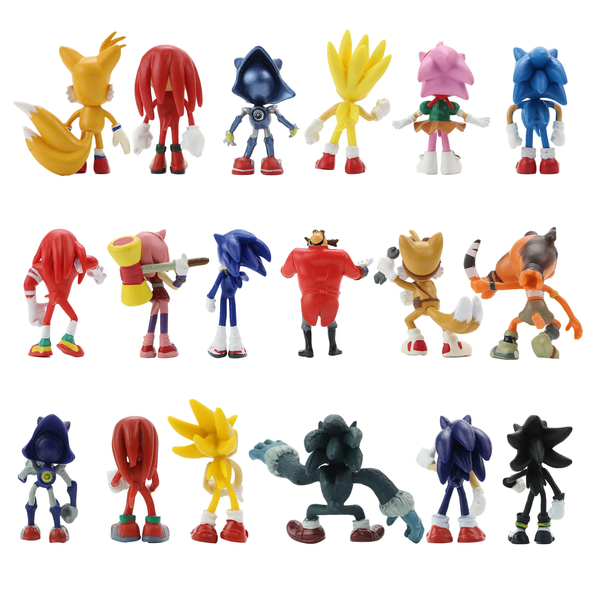 Sonic Hedgehog Amy Action Figure  Sonic Hedgehog Amy Rose Movie - New 18  Style/set - Aliexpress