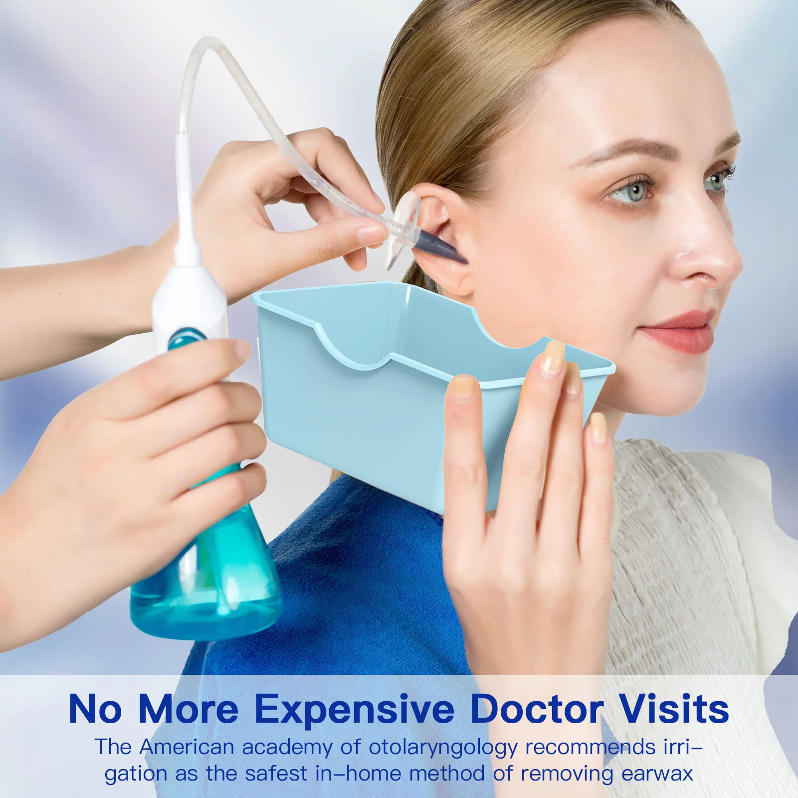 Wax Removal Tool Manual Irrigation Flushing System Safe And Effective Ear Cleaner For Adults Kids Cleaning Washer Kit_voghion.com