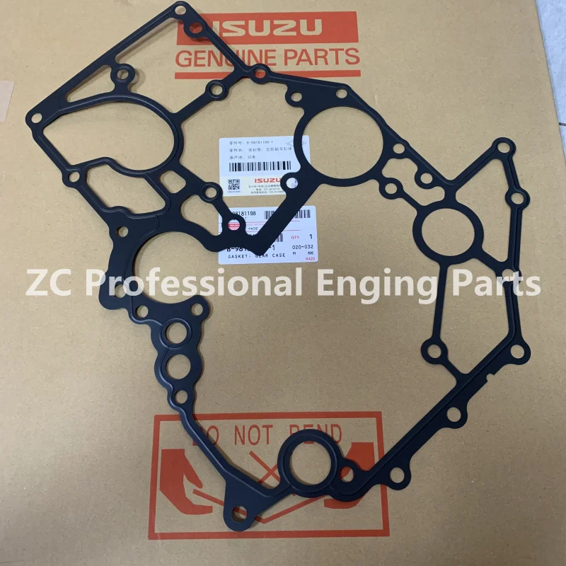 8-98181198-1 8981811981 Japanese original gearbox to cylinder block sealing gasket for Isuzu 4JJ1
