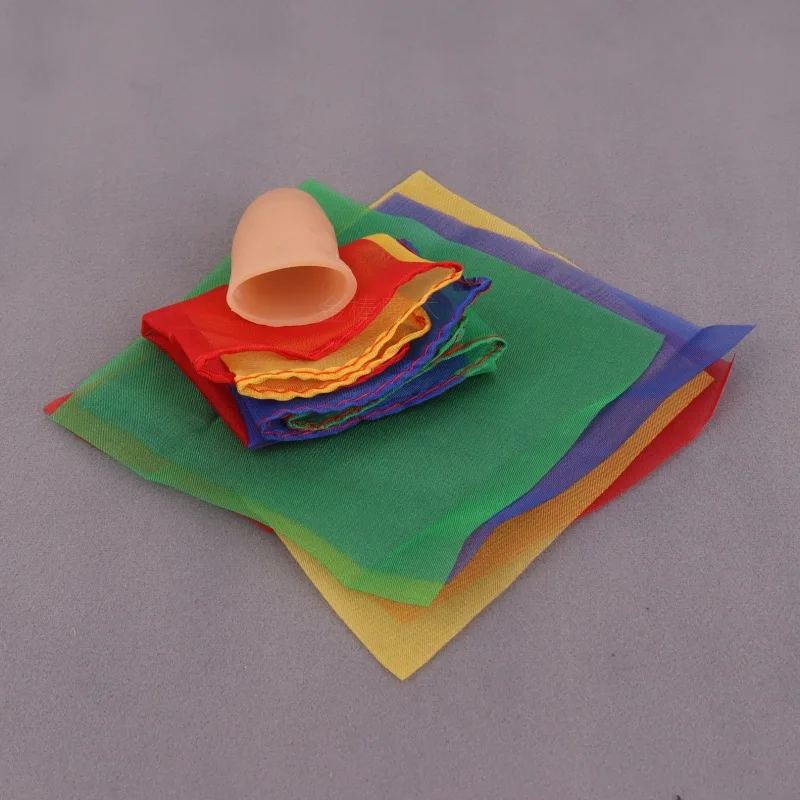 

Шарф Шелковый Восстанавливающий фокусы уличная сцена детская волшебная игрушка для начинающих легко сделать крупным планом магические реквизиты подарок для ребенка 1 комплект