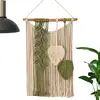 Boho Wall Tapestry Macrame Boho Wall Macrame Woven Wall Tapestry Chic Handmade Tassels Pendant Bohemian Wall Art Decorations 1