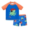 Kids Boy Swimsuit Cool Print 2 Pcs/lot 1-7 Years Summer Children Board Shorts Children Boys Swimwear Beach Surfing 4
