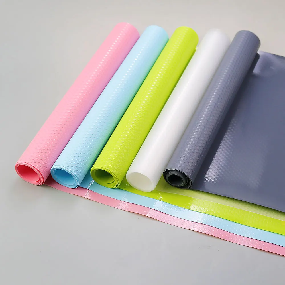 DBOO Lot De 4 Tapis De Réfrigérateur Antidérapants Antibactériens Lavables