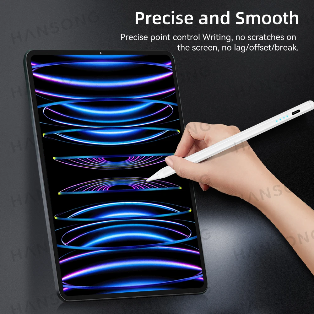 Stylus para Apple Pencil com Rejeição de Palma Ipad Pro 12.9 11 Air 4th Ipad 10 Mini Ipad Pencil Acessórios - Imagem 4