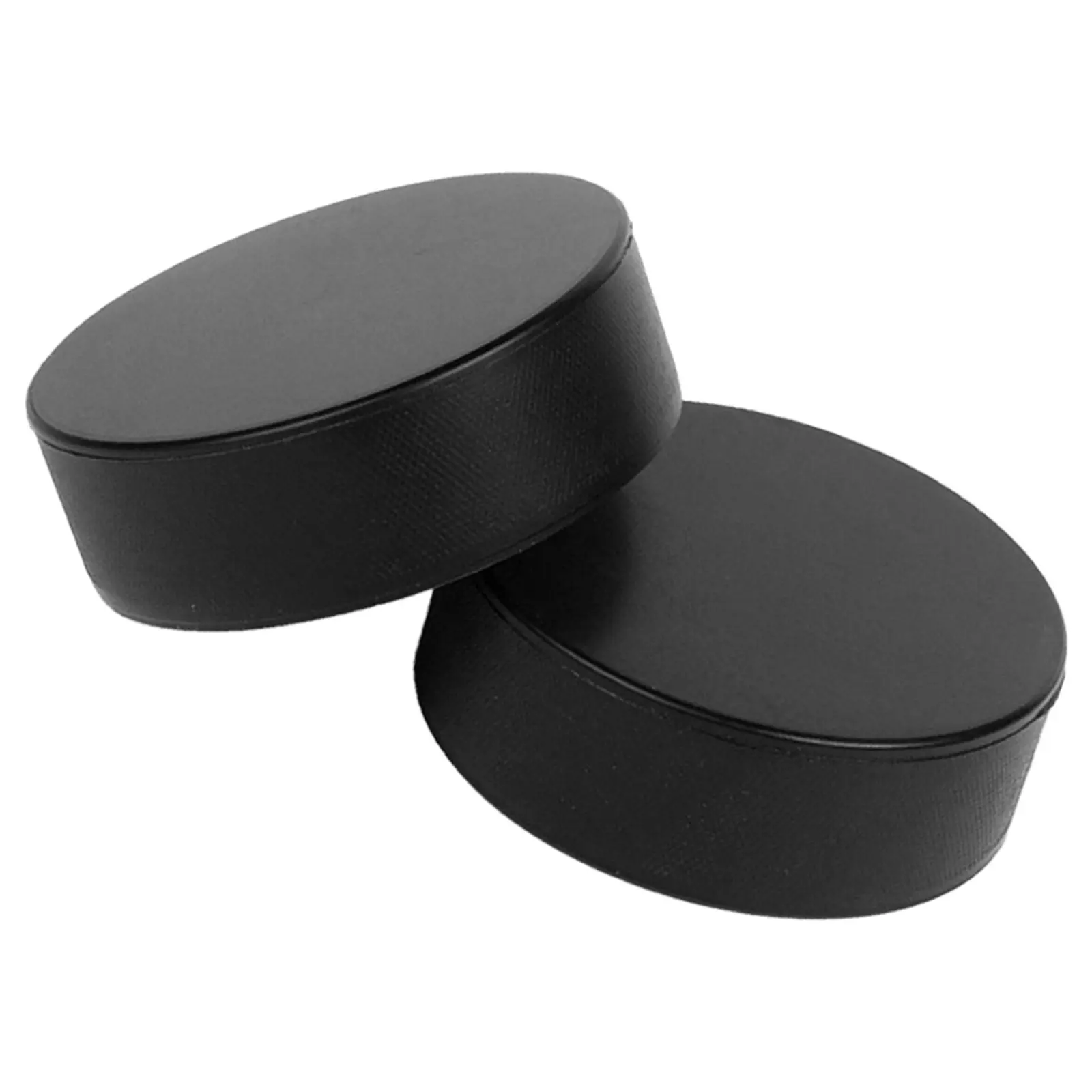 2Pcs 아이스 하키 퍽 PU 소재 미끄럼 방지 스포츠 장비 체육관 훈련 퍽 실내 롤러 스케이트 연습 하키 게임