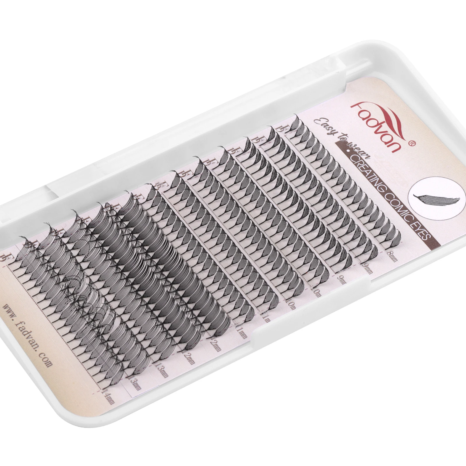 FADVAN Comic Spire Lashes Anime Spire Eyelash Natural Premade Fans eyelash extensions fake eyelashes eyelash extension eyelash extension lashes false eyelashes