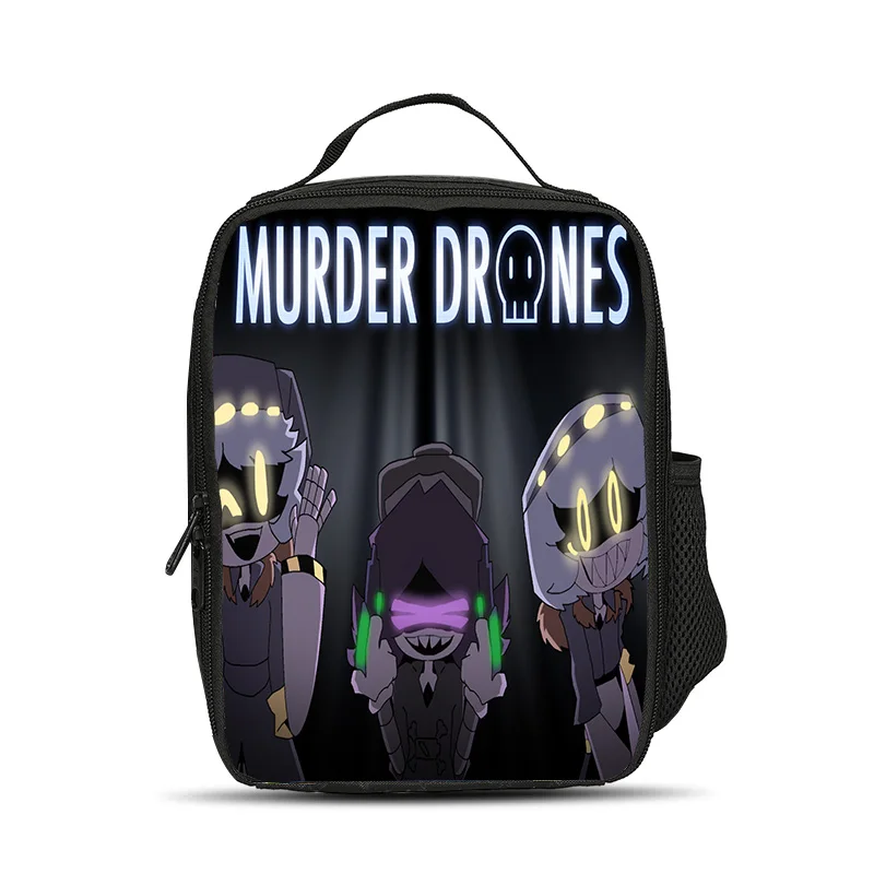 Murder Drones 아이스백 점심 가방 다용도 대용량 강력한 성능 소년 소녀 학교 생일을 위한 최고의 선물