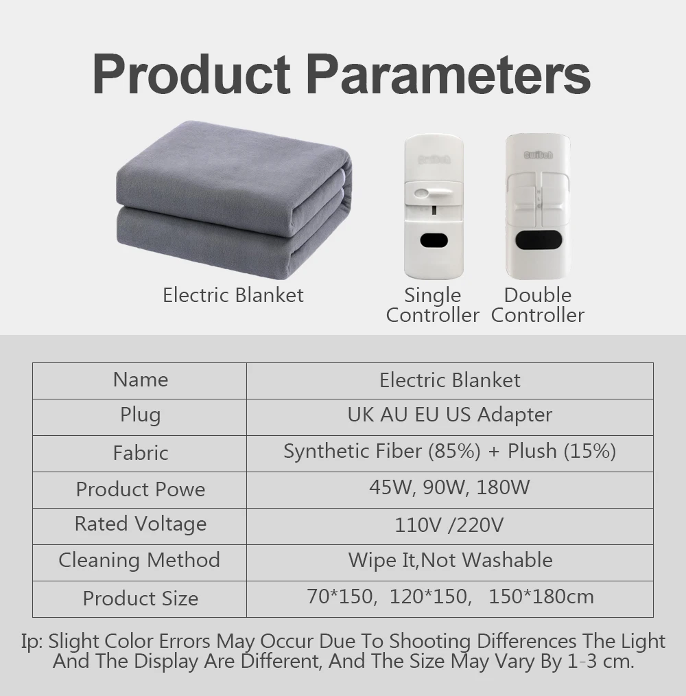 Electric Blanket 220V/110V Home Bedroom Heater Mat Heating Mattress Winter Thermostat Warmer Cushion Pad Constant Temperature 6