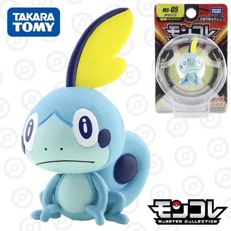 

Takara Tomy Tomica Moncolle Ex Pokemon Figures MS-05 Sobble Resin Anime Figure Toys for Children Collectibles Toys for Boys