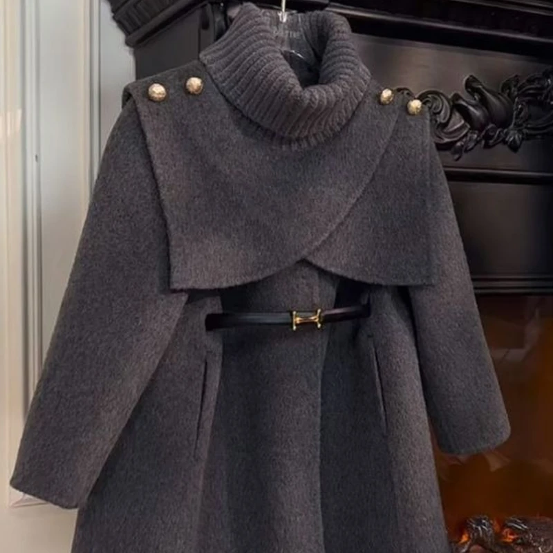 الفتيات معطف الصوف ملابس الأطفال معطف عصري الاتجاه فتاة معطف الشتاء الملابس الشتوية لفتاة جواكت شتوية Ropa De Niña