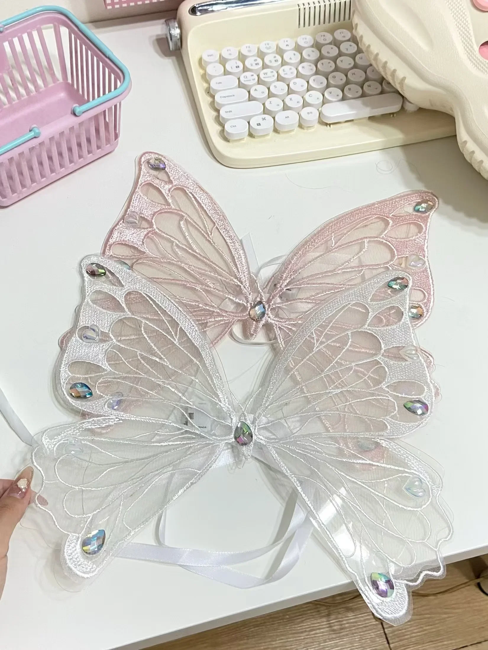 wings glowing butterfly back decoration For Dog & Cats - PeticaDeals
