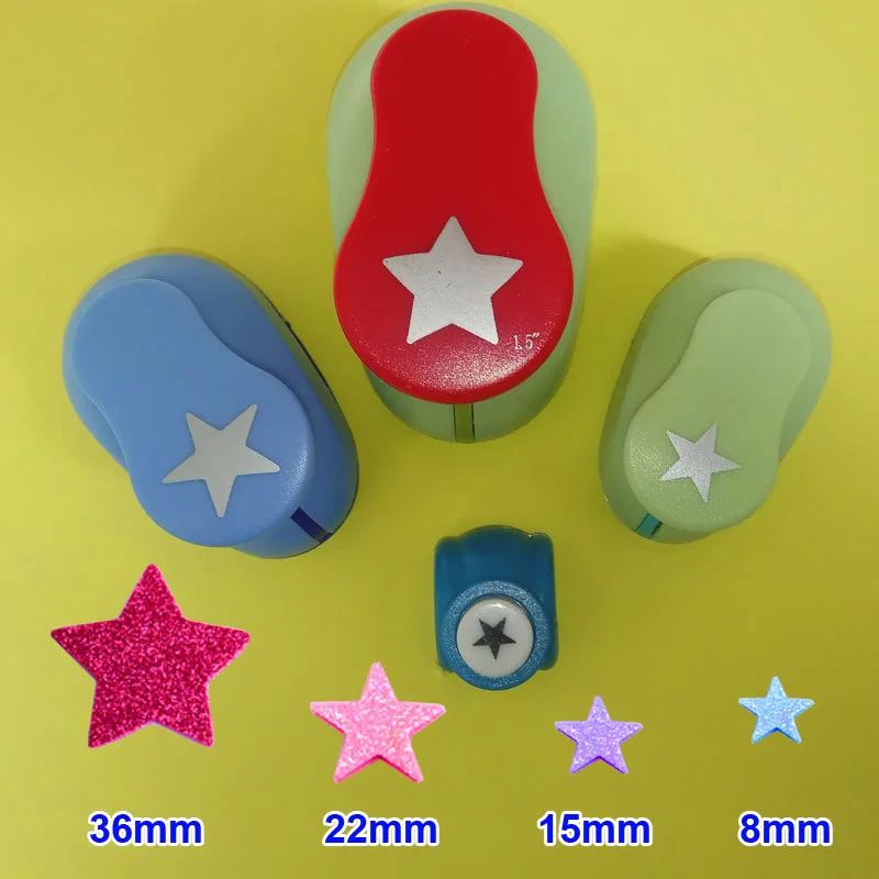 1pc 3 2 1.5 1 Star Shape Craft Hole Punch Paper Cutter Scrapbooking  School Puncher EVA Embossing Tool Free Shipping - AliExpress