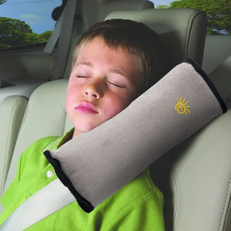 Car Seat Belt Pillow for Children Universal Auto Seat Sleep Position Protector and Comfortable Kids Safety Belt Cushion