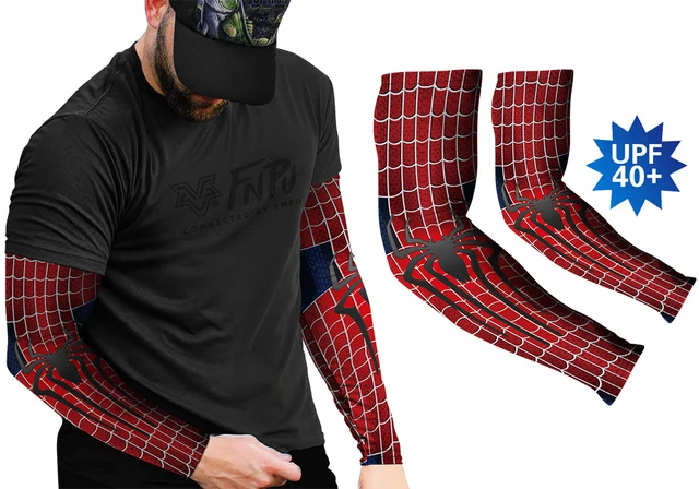 Bracciale Sportivo Supereroe Manica A Compressione Per Braccio Supereroe Hulk - DriFit, Per Baseball, Basket E Sport Accessorio Baseball Pallacanestro