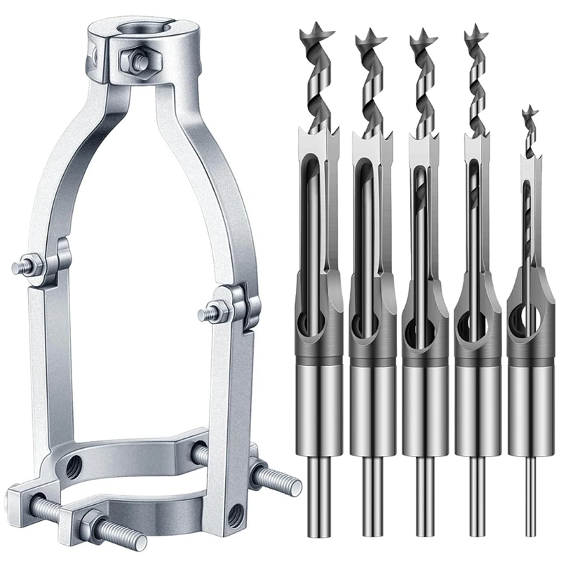 

Переходник для сверления квадратных отверстий и набор сверл для квадратных отверстий для сверления, резец для резки отверстий, Прочный инструмент для врезных и буровых работ