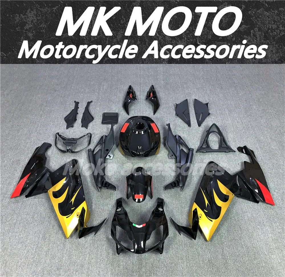 

Motorcycle Fairings Kit Fitfor Aprilia Rs125 2006 2007 2008 2009 2010 2011 Bodywork Set Abs High Quality Injection Black Glod