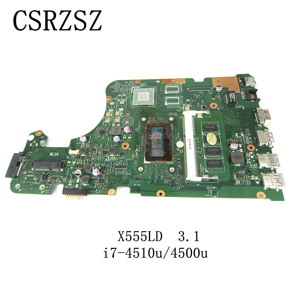 

Материнская плата ASUS X555LD с i7-4510u/4500u материнская плата для ноутбука REV 3,1 100% протестирована