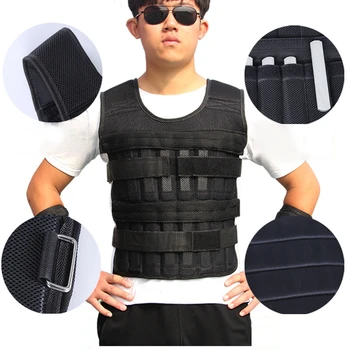 Running Weight Vest Lead Sandbag Leggings Equipment Training Adjustable Weight Fitness Vest Steel Plate Set for Athletes Runner 3