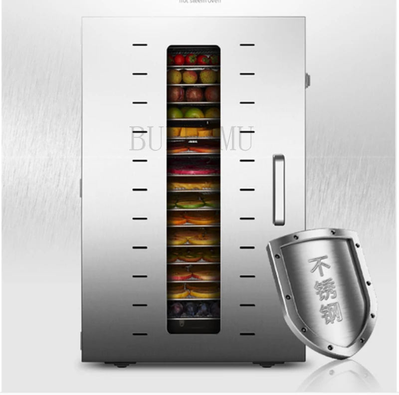 Description Picture 5 of itemFood Dehydrator Vegetable Fruit Dryer 16-layers Stainless Steel Commercial Food Drying Machine Pet Food Mushroom