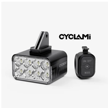 Faro per bici di sollevamento remoto senza fili 1800 lumen Sollevamento lampada frontale in lega di alluminio CYCLAMI CYC1800 per strada MTB montagna
