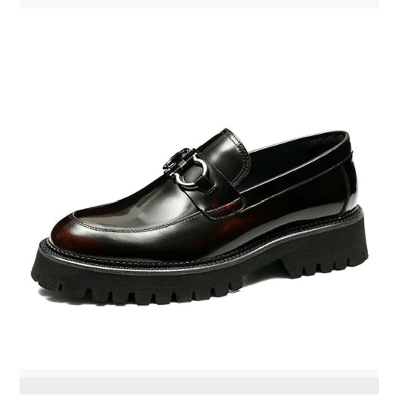 Cow Leather Luxury Brand Elegant Slip On Designer Wedding Shoes Bride For Men