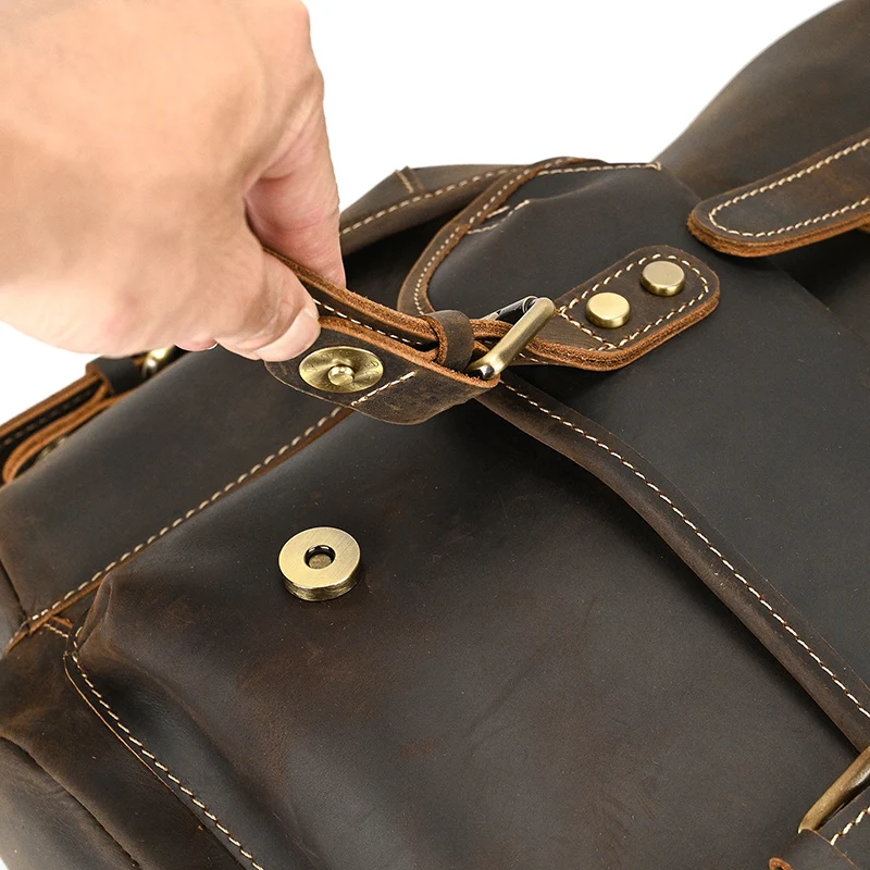 Vintage Rucksack Leather Mens