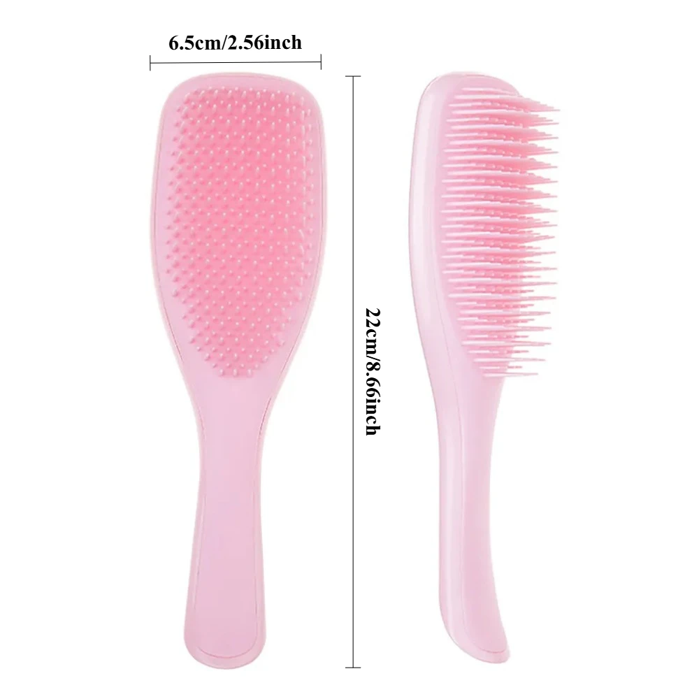 Scalp Massage Comb Beauty Hair Massager Hair Brushes Not Knotted Tangle Detangle Shower Portable Magic Handle Hair Combs 5