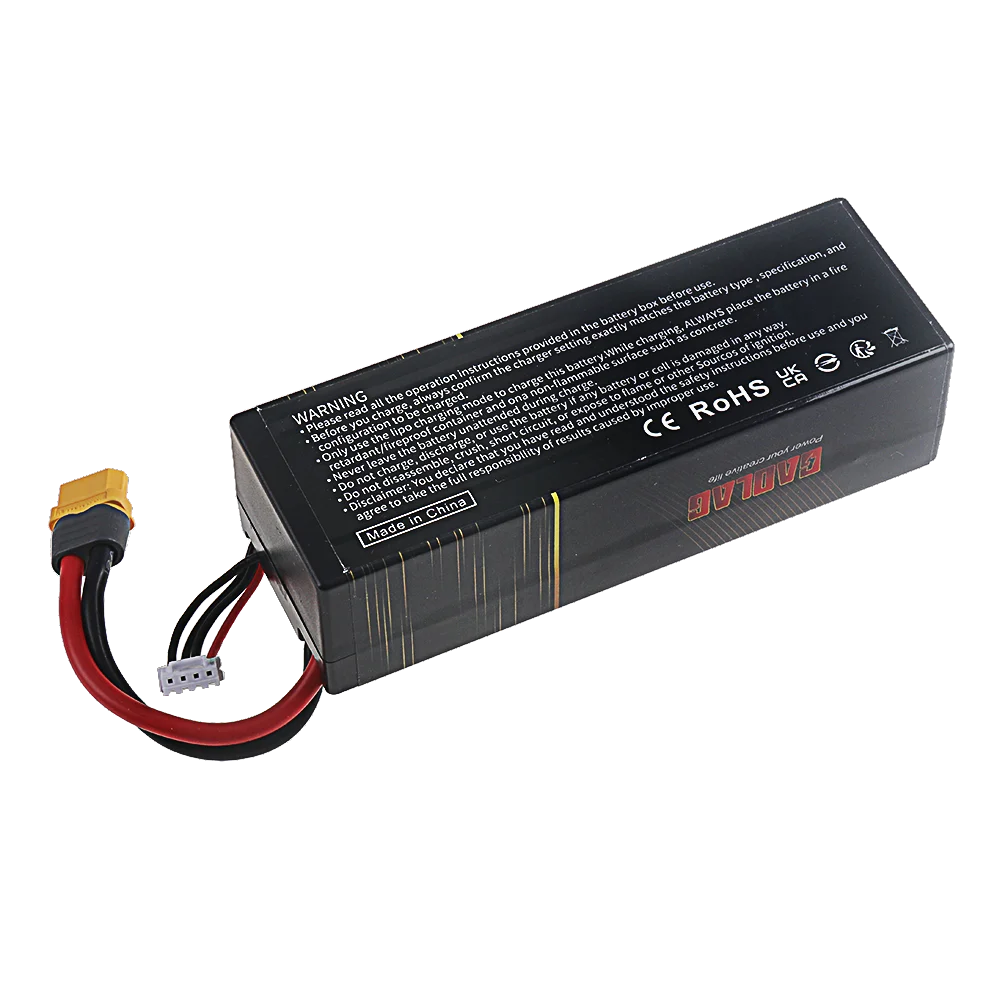 Batterie LiPo 3S 11.1V 5000mAh 60C XT60/T pour RC Drone Voiture