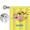 Home Interior Kitchen Curtains for Living Room 2 Pieces Blackout Curtains Door Curtain S-spongeBobs Bedroom Decoration Partition 5