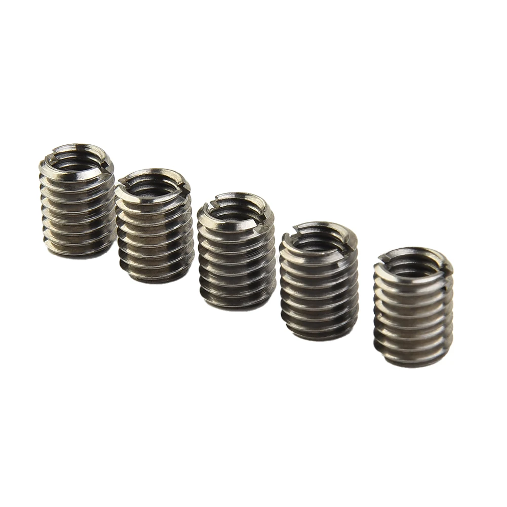 

Top Sale Thread Reducer Thread Adapters Useful Tool 5 Pcs Accessories M8 To M6 Parts Replacements Stainless Steel Outdoor