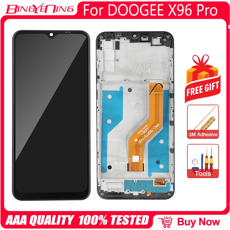 original-lcd-e-tela-de-toque-com-moldura-para-doogee-x96-pro-m-dulo-de
