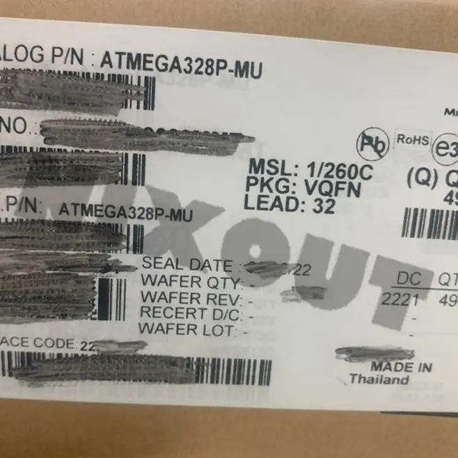 

5PCS/LOT ATMEGA328P-MU ATMEGA328P-MUR ATMEGA328PU QFN32 Commitment to 100% brand new original