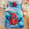Diseny New Cartoon Spiderman Bedding Set Single Size Boy's Duvet Cover Child Bedroom Decor for Boy Gift 1