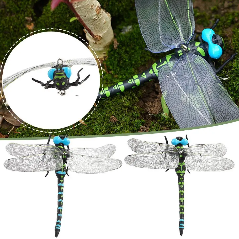 

Simulation Dragonfly Scarecrow Sculpture Bird Scarer Drive Bird Kite Bird Repellent For Garden Scarecrow Yard Bird Repeller