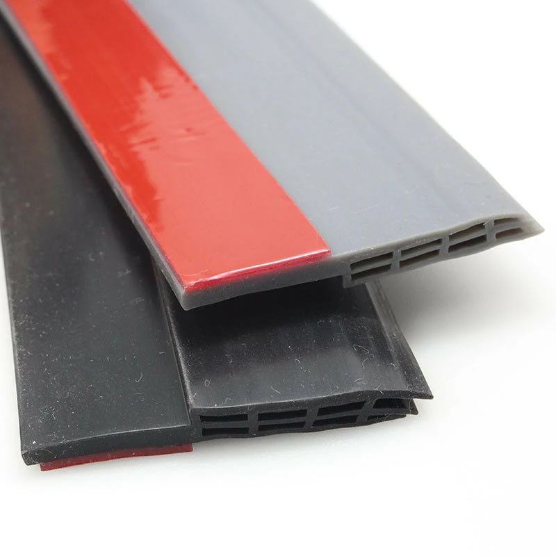 Description Picture 4 of item1/2PCS 1m Door Bottom Seal Strip Self-Adhesive Silicone Weatherstrip For Dooor Anti-bump Windproof Dust Door Sealing