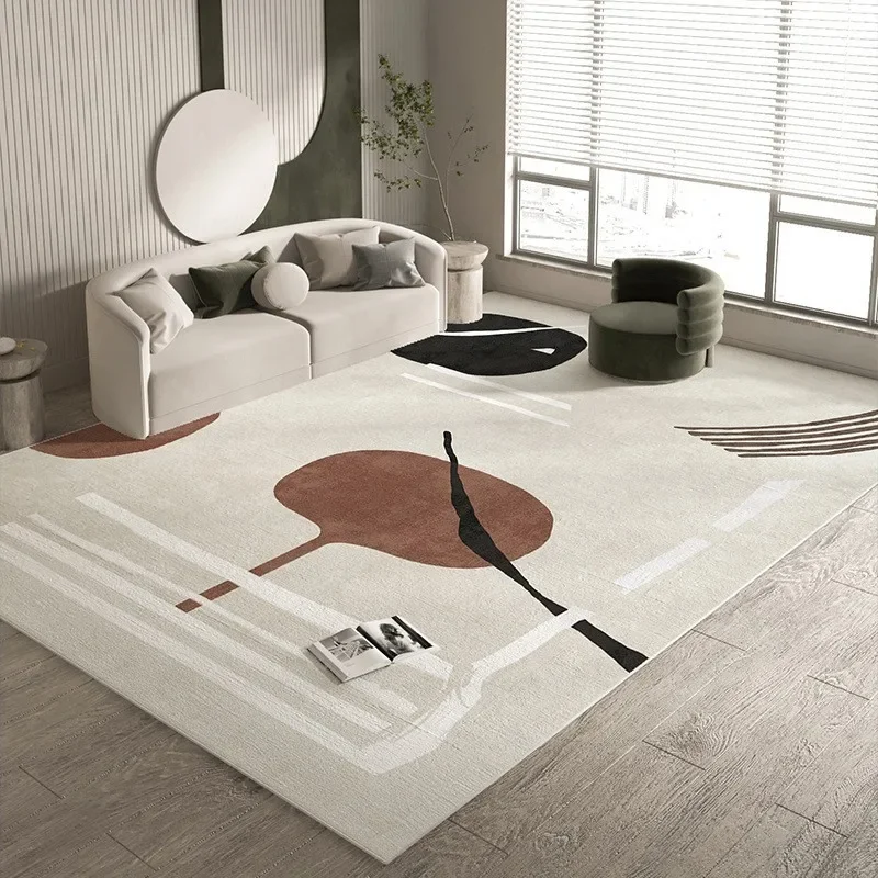 

Nordic Style Living Room Decoration Anti-slip Mat Home Washable Lounge Rug Large Area Study Carpet Minimalist Rugs for Bedroom